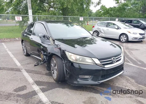 2013 Honda Accord Sport z USA, uszkodzony, nr VIN 1HGCR2F55DA284678